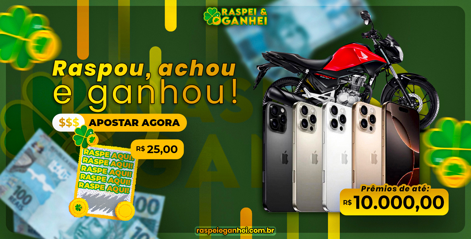 Banner Prêmios até R$5.000,00 NO PIX